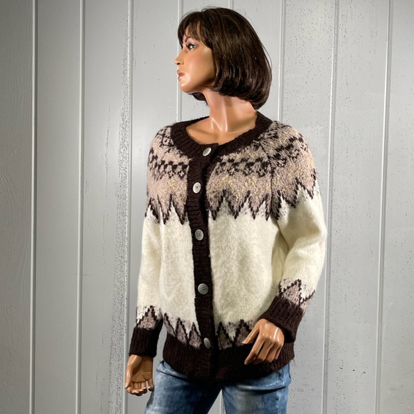 *ZARA Women's  Button Up Sweater Sz 13-14 - Picture 1 of 12